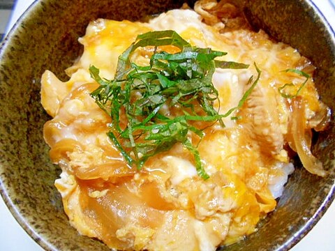 簡単!　我が家の親子丼